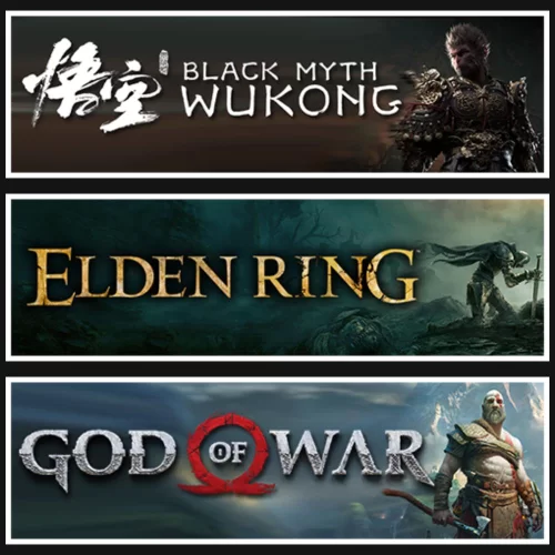  Black Myth Wukong +Elden Ring +God Of War